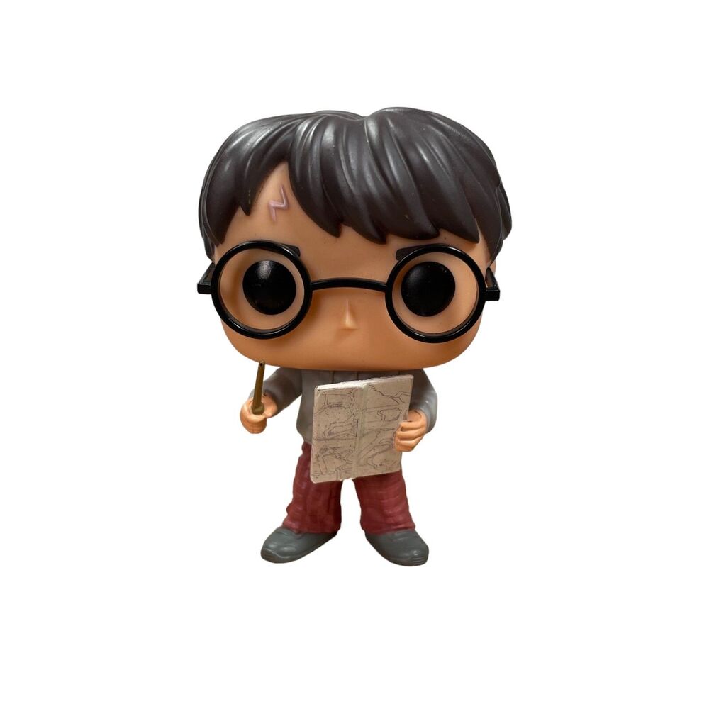Harry Potter w/ Marauders Map Vinyl Figure #42 Funko Pop! No Box LOOSE Movie Toy